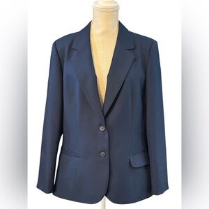 Women's Navy Blazer by haberdashery by personal Vintage EUC